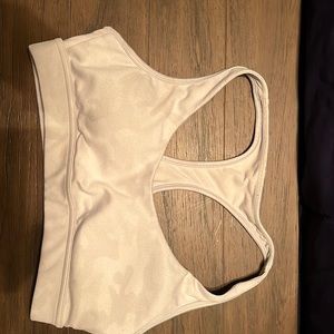 Ptula white Camo sports bra